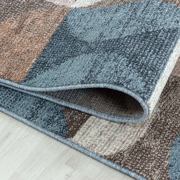 Royal Sablier tapis poils ras rectangle 140x200cm brun