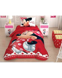 Disney Home - Minnie Mouse Lovely Glitter enfants housse de couette (licencié)