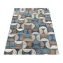 Royal Sablier tapis poils ras rectangle 140x200cm brun