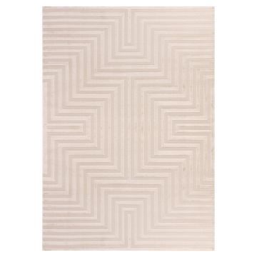 Sahara Veyra tapis poils ras rectangle 120x170cm beige