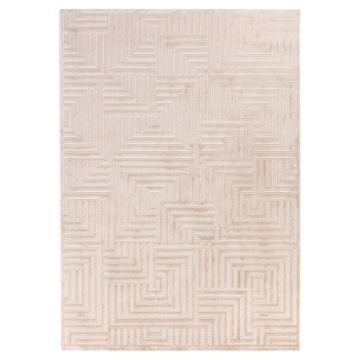 Sahara Zelora tapis poils ras rectangle 140x200cm beige
