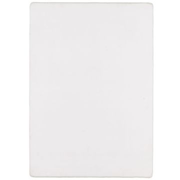 Luxy tapis poils longs coureur 80x150cm blanc