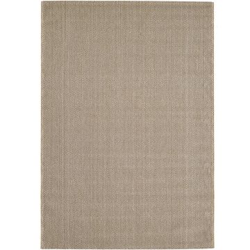 Loom tapis poils ras rond Ø 160cm beige