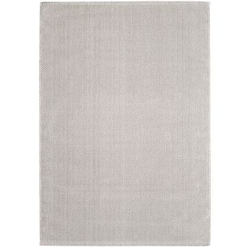 Loom tapis poils ras rond Ø 160cm crème