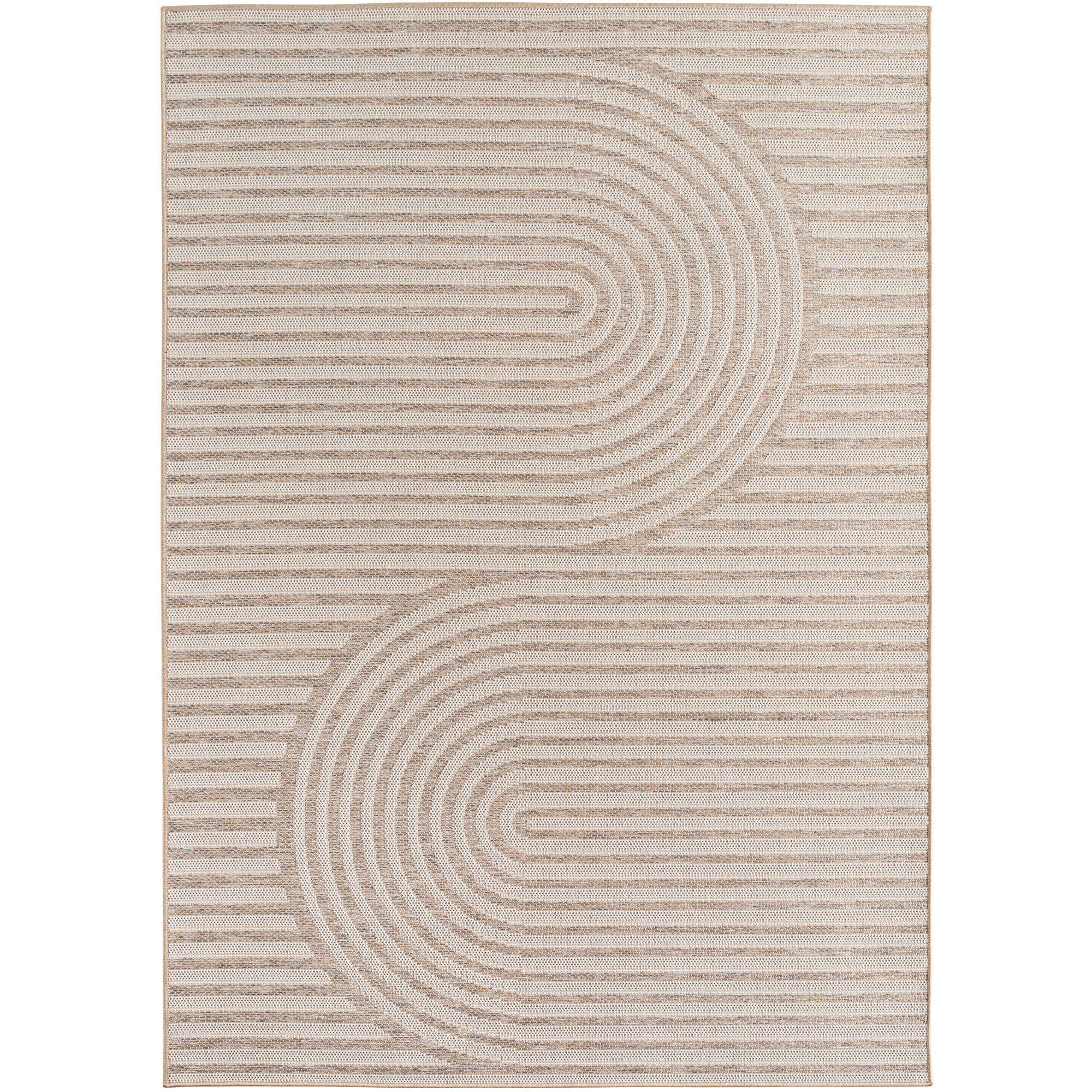 Desert Dek tapis d'extérieur tissage plat rectangle 160x230cm beige