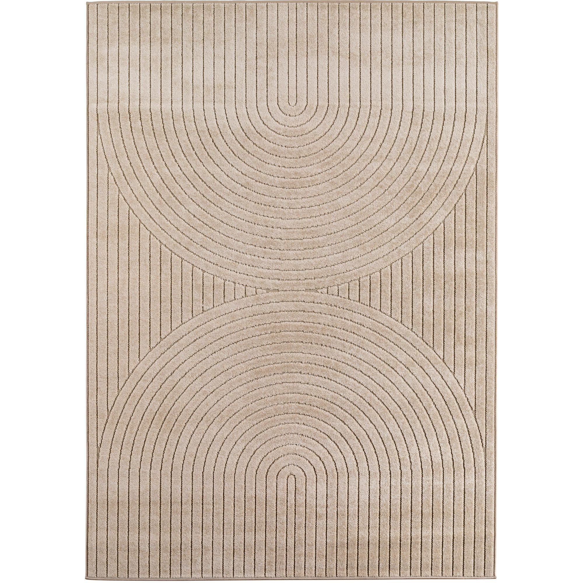 Nova Uro tapis poils ras coureur 80x250cm beige