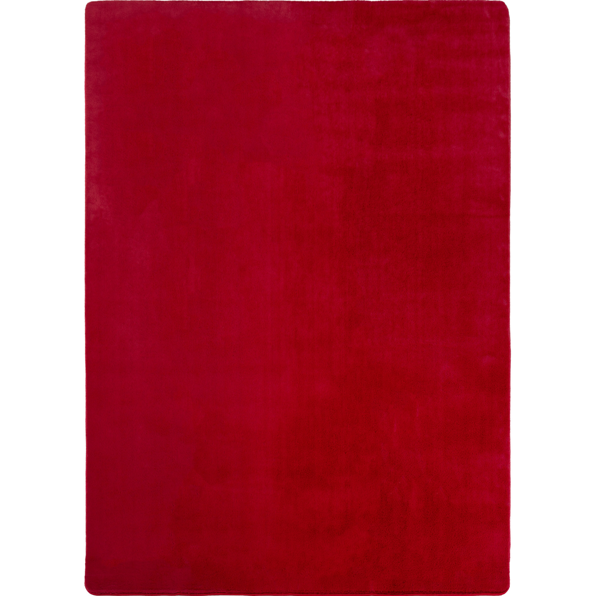 Joy tapis poils ras rectangle 200x280cm rouge