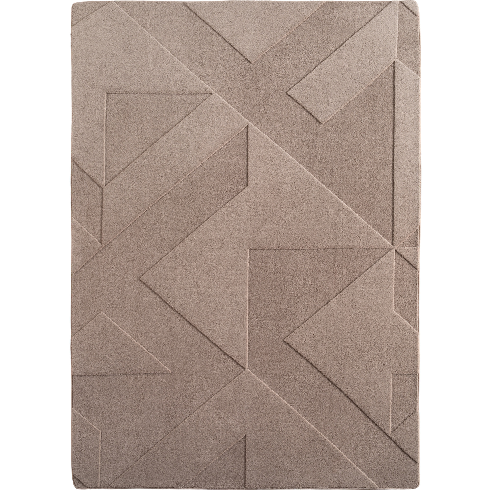 Pompei Aro tapis poils ras coureur 80x150cm beige
