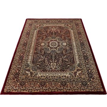 Marrakesh Berber tapis poils ras rectangle 300x400cm rouge