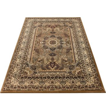 Marrakesh Berber tapis poils ras rectangle 240x340cm beige