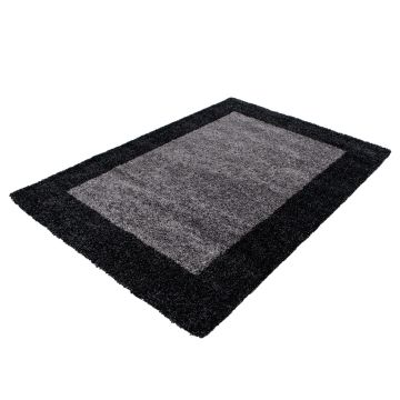 Life Shaggy Ombre tapis poils longs coureur 100x200cm anthracite