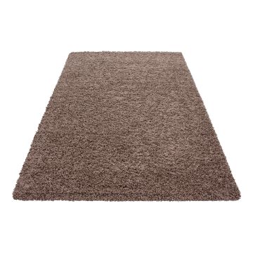 Dream Shaggy tapis poils longs rectangle 120x170cm moka