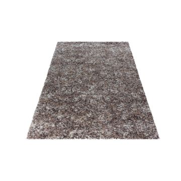 Enjoy Shaggy tapis poils longs rectangle 80x150cm beige
