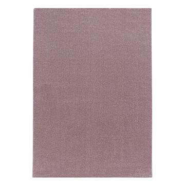 Rio One tapis poils longs rectangle 160x230cm rose