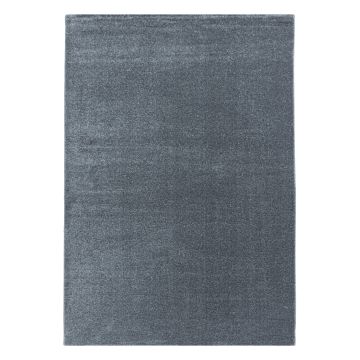Rio One tapis poils longs rectangle 80x150cm argent