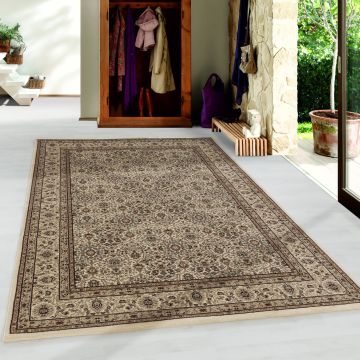 Kashmir Hereke tapis poils ras rectangle 240x340cm beige