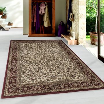 Kashmir Gordes tapis poils ras rectangle 240x340cm crème