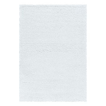 Fluffy Shaggy tapis poils longs rectangle 200x290cm blanc