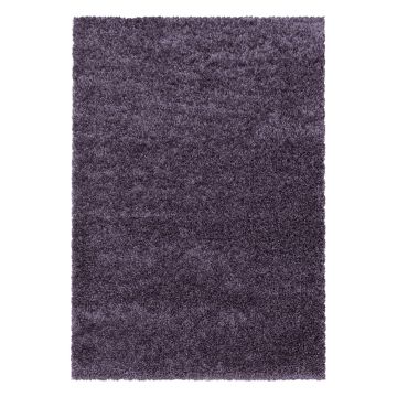 Sydney Shaggy tapis poils longs coureur 100x200cm violet