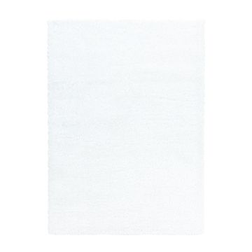 Brilliant Shaggy tapis poils longs coureur 80x250cm neige