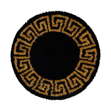 Hera Shaggy tapis poils longs rond Ø 160cm or