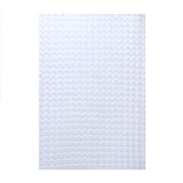 Ambiance 3D tapis duveteux poils longs coureur 80x250cm blanc