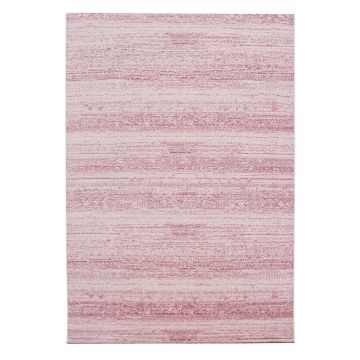 Plus tapis poils ras rectangle 240x340cm roses