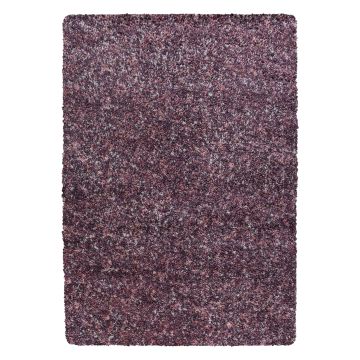 Enjoy Shaggy tapis poils longs rectangle 240x340cm roses