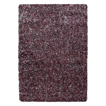 Enjoy Shaggy tapis poils longs rectangle 240x340cm rouge