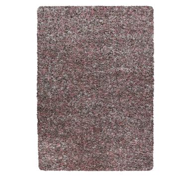 Enjoy Shaggy tapis poils longs rectangle 240x340cm rose