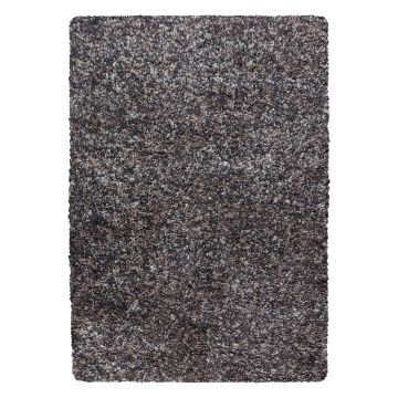 Enjoy Shaggy tapis poils longs rectangle 240x340cm taupe