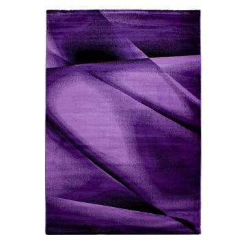Miami Hios tapis poils ras rectangle 240x340cm lilas