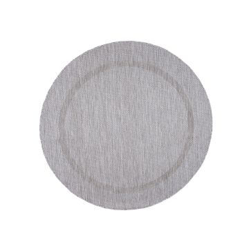 Relax Tranqua tapis extérieur/intérieur rond Ø 120cm argent