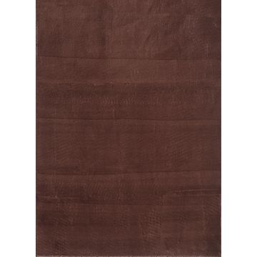 Sky tapis poils ras rectangle 120x170cm brun