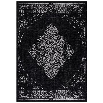Sunny Zane tapis extérieur/intérieur rectangle 120x170cm noir
