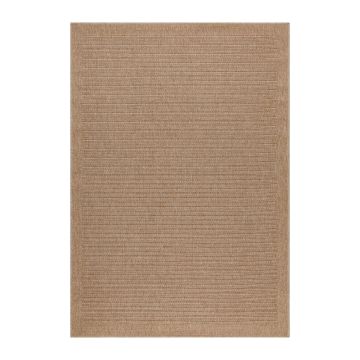 Dhaka Pohel tapis extérieur/intérieur rectangle 140x200cm jute beige
