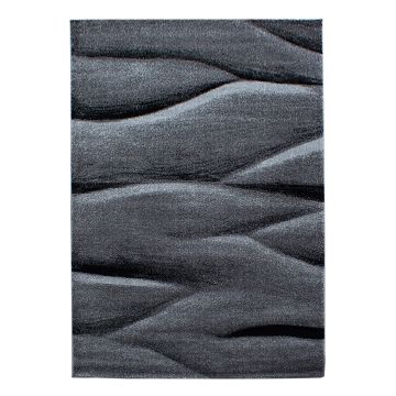 Lucca Golf tapis poils ras rectangle 240x340cm noir