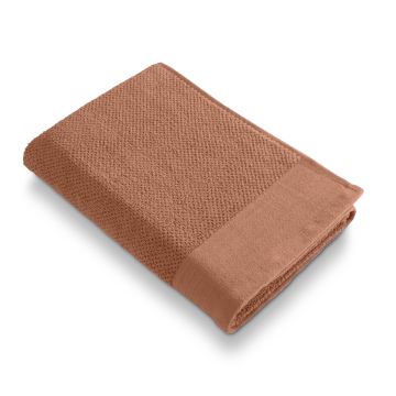 Soft Cotton Popcorn badlaken 70x140cm terra