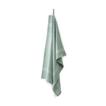 Line Out theedoek 50x70cm groen