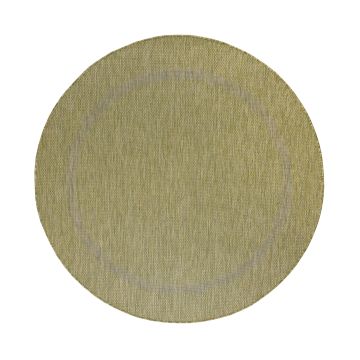 Relax Tranqua tapis extérieur/intérieur rond Ø 120cm vert