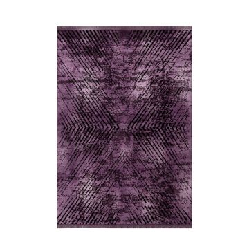 Elite Zynara tapis poils ras rectangle 240x340cm lilas