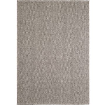 Loom tapis poils ras rectangle 60x100cm brun