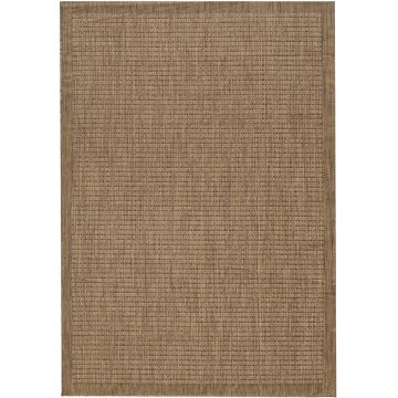 Giza tapis d'extérieur rond Ø 120cm brun