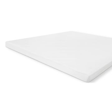 Cotton Cover topper molton 80x200cm wit