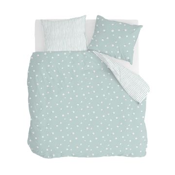 Little Daisies dekbedovertrek 240x220cm mint