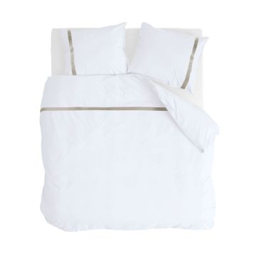 Timeless Chic dekbedovertrek 200x220cm wit
