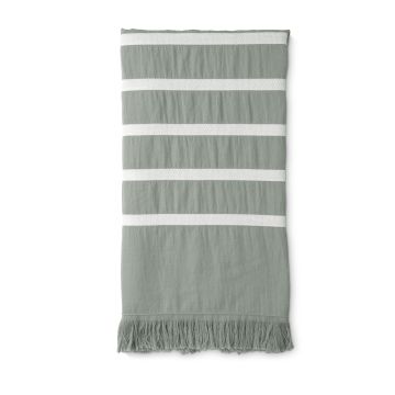 Sunny Stripes hamamdoek/fouta 100x180cm jade