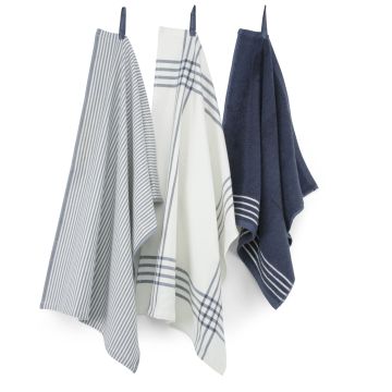 Superior keukenset 50x70cm (2 stuks) en 50x50cm (1 stuk) blauw