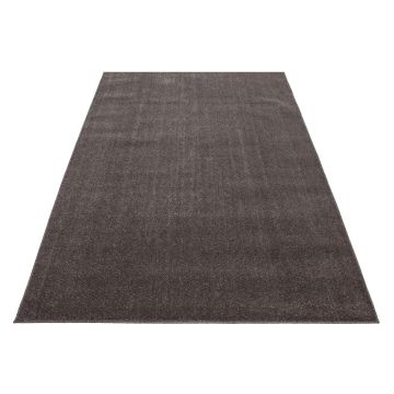 Ata tapis poils ras rectangle 160x230cm moka