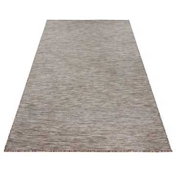 Mambo tapis extérieur/intérieur tissé plat rectangle 80x150cm beige